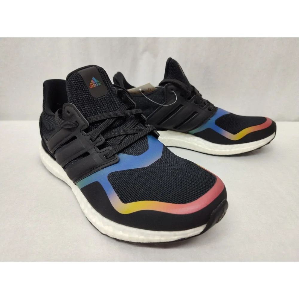 Adidas Women's Ultraboost DNA Running Shoes FV7015 Black Rainbow Sz 7‎